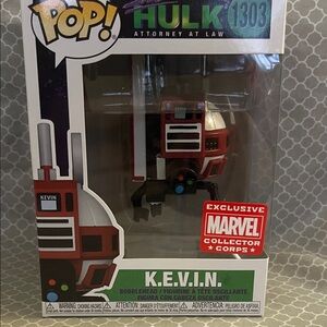 Marvel Collector Corps K.E.V.I.N. Bobblehead - Red, Black, and White